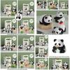 Panda Micro Building Blocks Puzzle Toy Plastic Material, Perfect Gift For Kids, 720-1782 Pieces Available