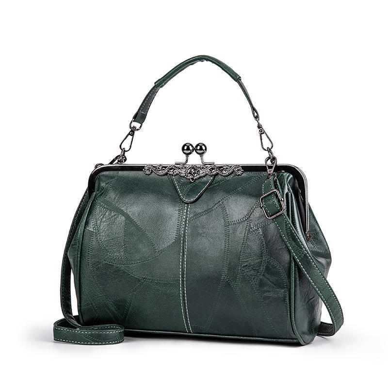 Women's Retro Fashion Handbags 2026: Spanish-Style Clip Shoulder Messenger Bag