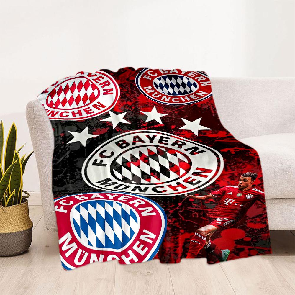 Bayern Munich Blanket Soft Warm Cozy Suitable for Seaside Couch Livingroom for All Seasons Modern Best Holiday Gift for Friends Family