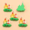 Ciondoli in Resina Serie Natalizia: Campanelle per Albero, Babbo Natale, Renne, Pupazzo di Neve Ornamenti