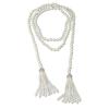 Exaggerate Pearl Beaded Necklace Tassel Multilayer Necklace Temperament Waistband  Women