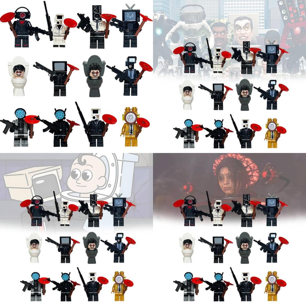 Ninja Chicken Pixel World Building Blocks Educational Toy For Kids