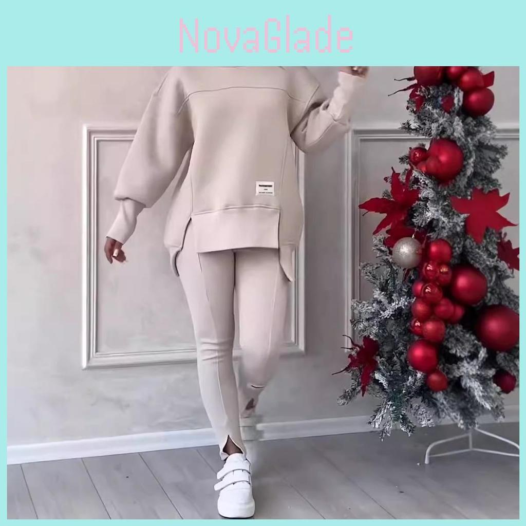 Casual Womens Long Sleeve Hoodie And Leggings Set With 3d Pattern For Summer Daily Wear