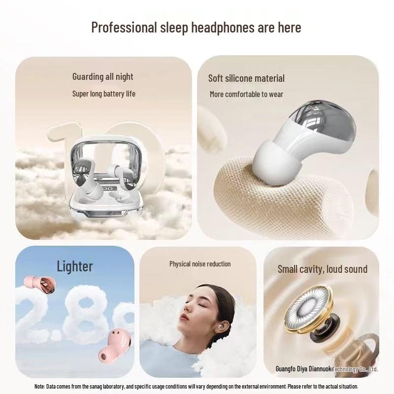 New Ultra-Small Wireless Bluetooth Earbuds: Invisible, Noise-Cancelling, HD Sound, Long Battery Life, Universal Fit