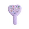 Plüschgriff Spiegel Tragbar Herzform Make-up Spiegel Diamant Kosmetikspiegel Für Mädchen Frauen Kreatives Geschenk Heimdekoration