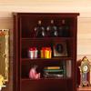 Bookcase Miniature Wooden Cabinet For Dollhouses Bedroom Living Room Decors DIY Craft Project Tiny House Furniture