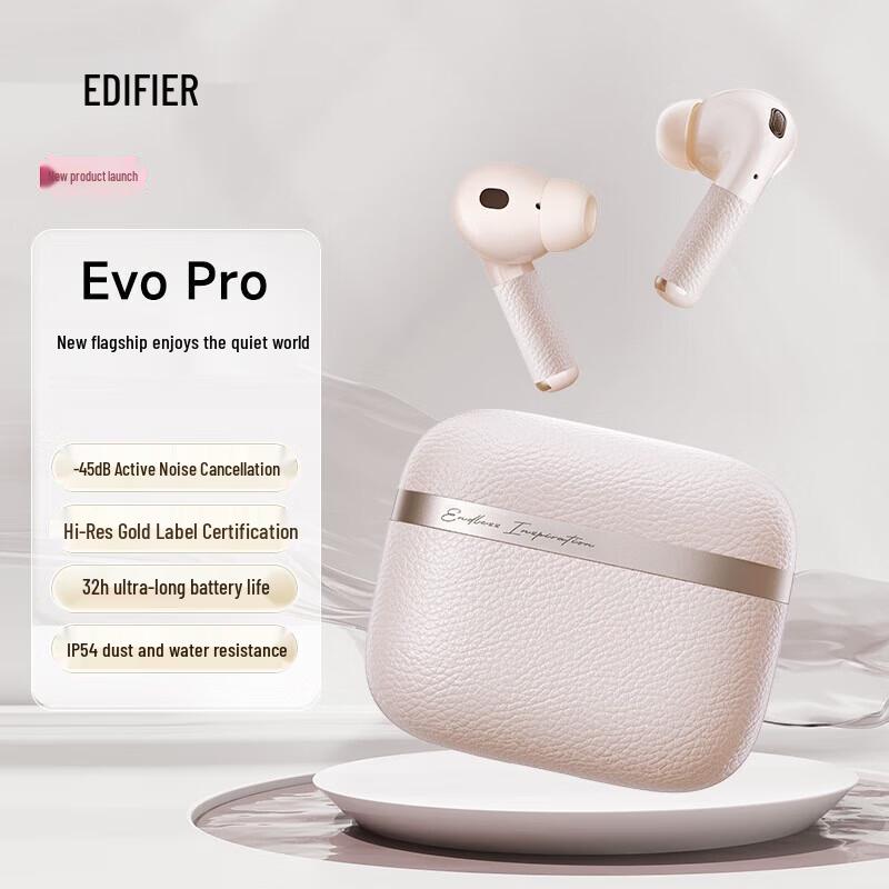 

Edifier Evo Pro True Wireless Active Noise Cancelling Earbuds
