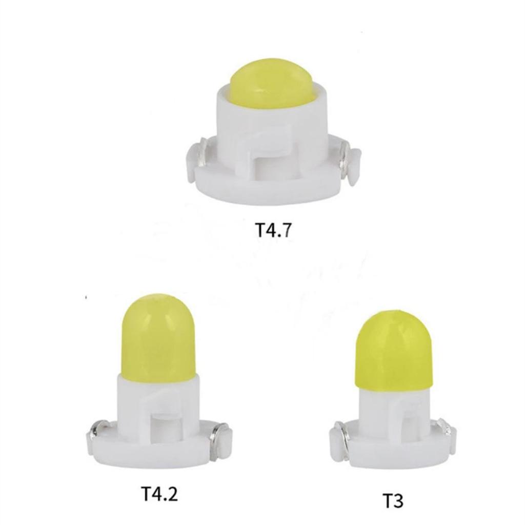 12V Car LED Instrument Bulb T3/T4.2/T4.7 COB Indicator & Display Light