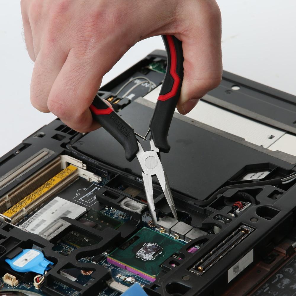 6-Piece Mini Pliers Set Precision Machined Spring Loaded Grip Ideal Jewelry Making Crafting DIY Projects Durable Steel Tools