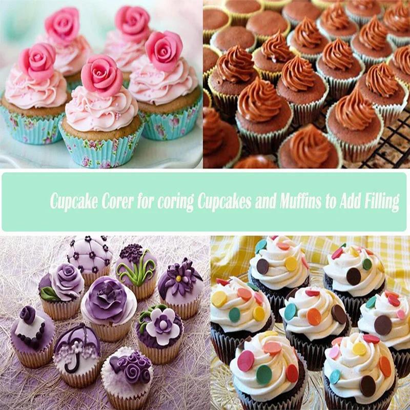 Astray corer, decorative dispenser, cake filler, muffin cake filling tool, cupcake corer plunger cutter