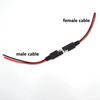 10CM SAE Male Female Solar Battery Cable 18AWG Power Supply Plug Extension Connector Wire for DIY Automotive  Wire SAE Cable
