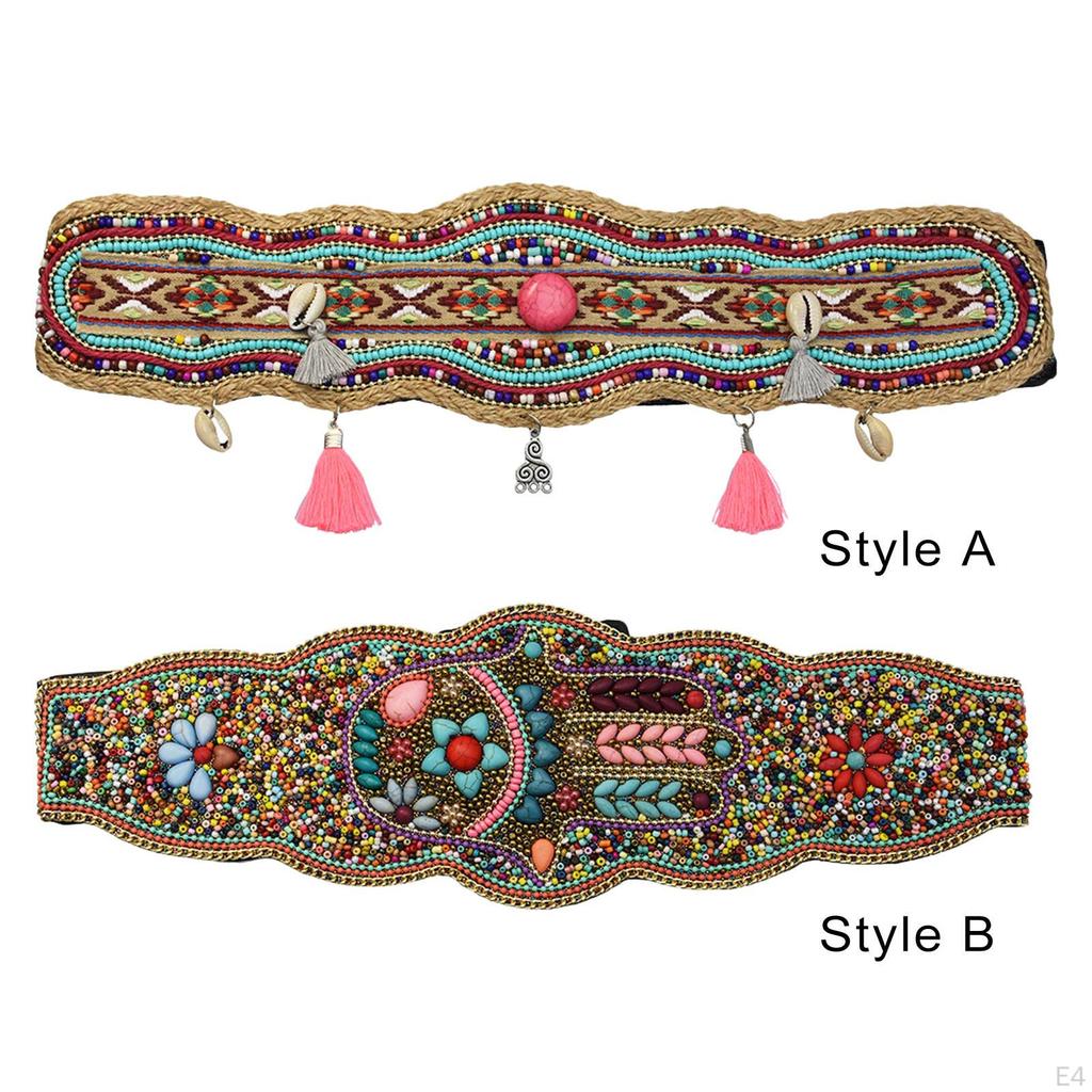 Bohemian , Body Chain Waistband Flower Handmade Adjustable Embellished Waist Sweater Gift Skirt