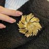 Dili Xue 2024 Vintage Monet Twisted Braid Brooch - Classic Corsage Retro Collectible