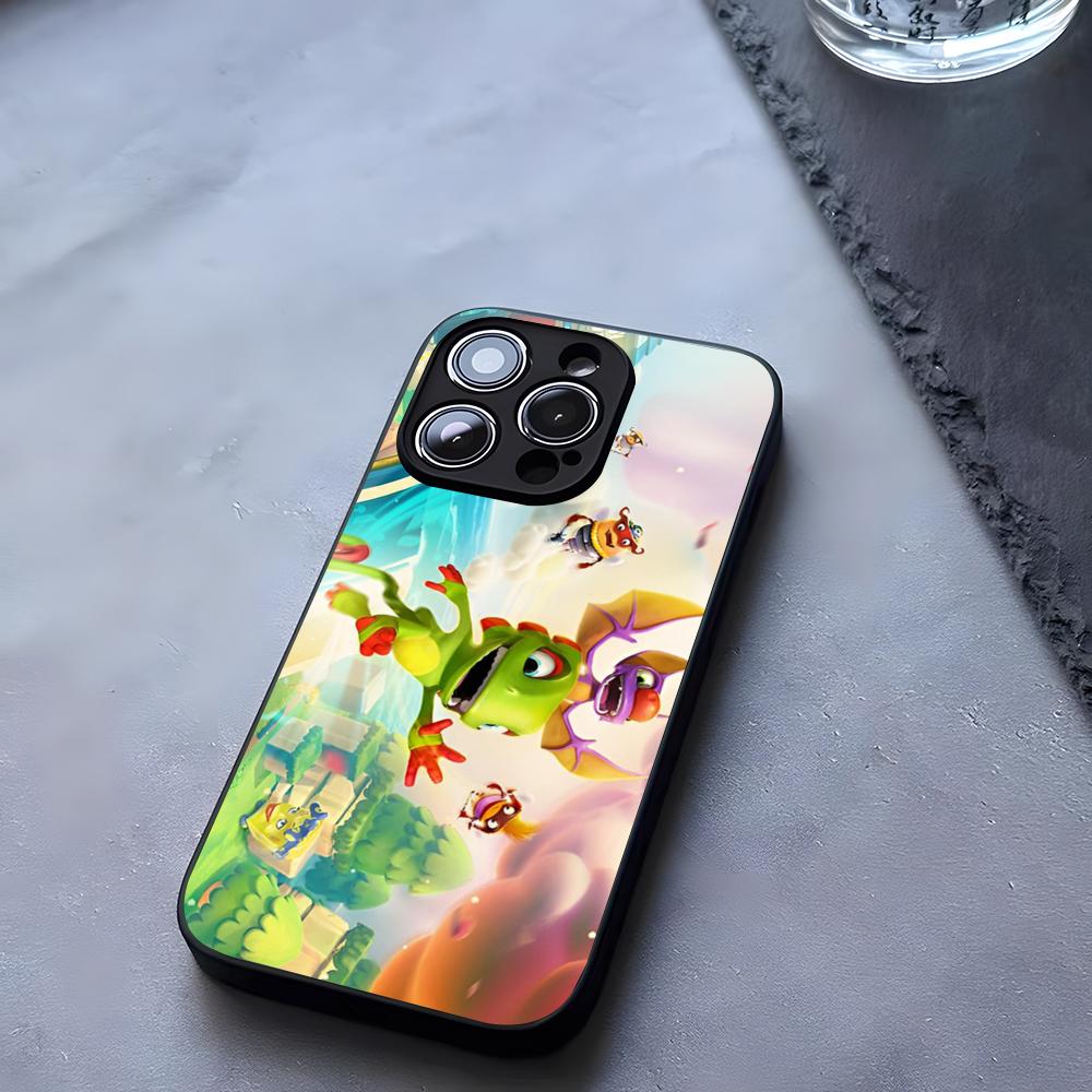 Game Yooka-Replaylee Phone Case Tempered Glass For IPhone 17 13 14 16 12 15 11 Pro Max Plus Mini X XR SE2020 Coque