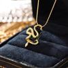 Spirit Snake Academy Pendant Necklace: Retro Magic, Unique Personality, Temperament Chain