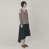 Wimzi Mind Cocoon Asymmetrical Skirt_Black