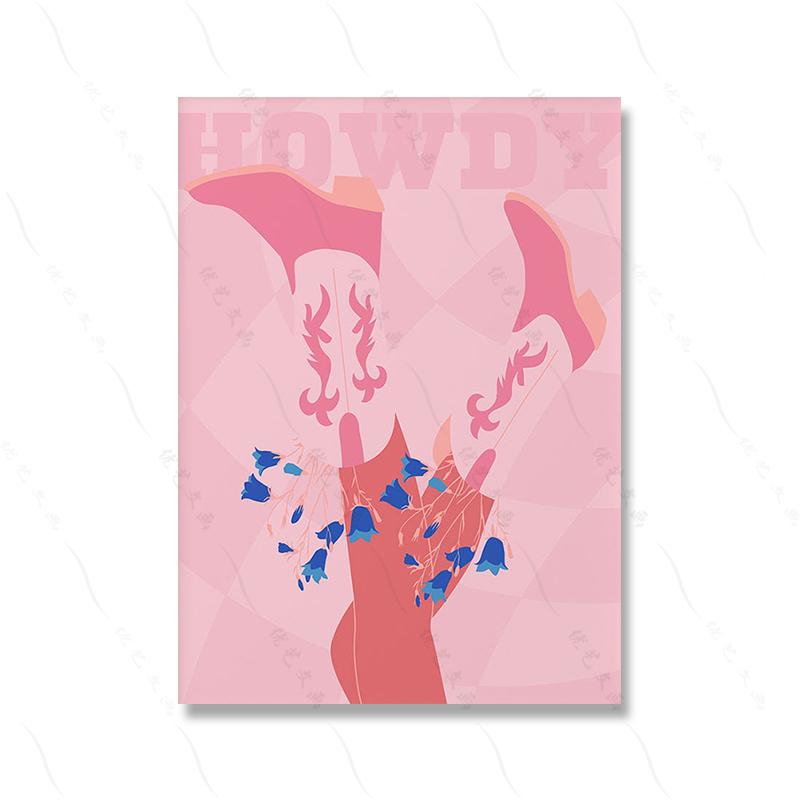 Preppy Aesthetic Gallery Poster Print Matisse Art Wall Canvas Painting Teenage Girl Room Decor Color Pink Quote Room Home Decor