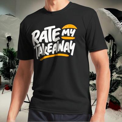 Bewerte meinen Imbiss Merch Bewerte meinen Imbiss Logo Herren T-Shirt Lustig Größe S bis 5XL
