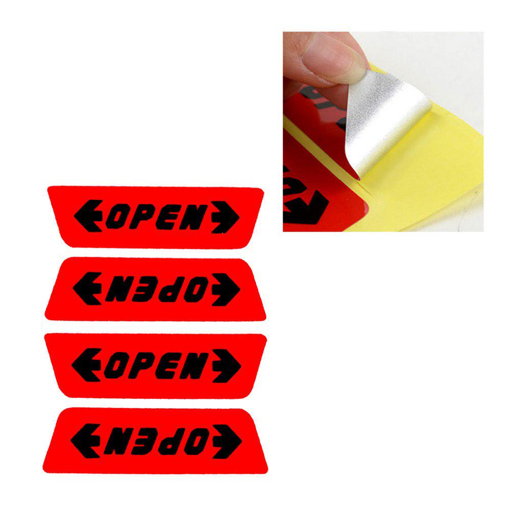 Buy Reflective Open Sticker Door Open Warning Safety Car Styling Car ...