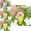 Adorable Cute Plush Ice Cream Butter Bear Keychain Doll Pendant Soft Stuffed Toy
