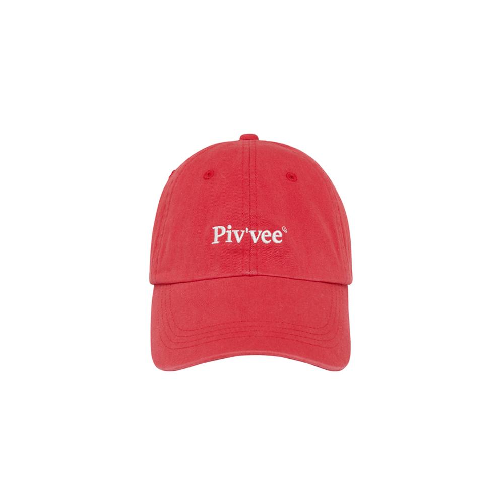 PIV’VEE Pivvee Logo Ball Cap (Orange Red)