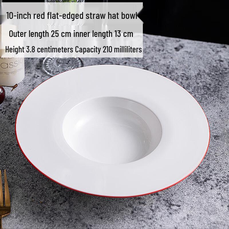 Nordic Ceramic Pasta and Soup Plate