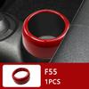 Auto Innenraum ABS Kunststoff Dekorationsabdeckung Roter Modifizierter Aufkleber für BMW MINI Cooper S F54 F55 F56 F57 F60 CLUBMAN Autozubehör