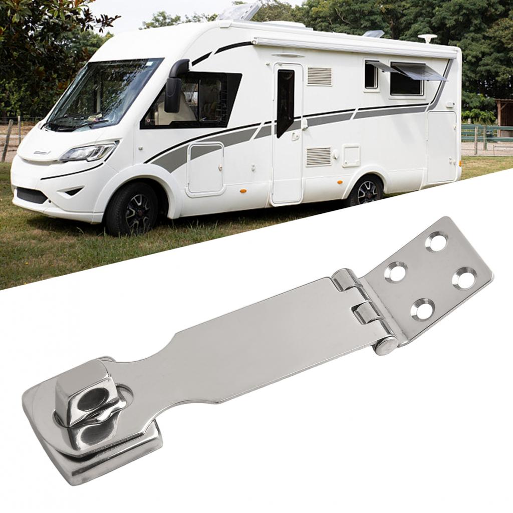 Quality Marine Hardware 304 Stainless Steel Boat Swivel Eye Locking Hasp Latch