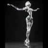 Sci-Fi Android Figure 1/12 AI Agent Femella C1 Action Figure Movable Joints Model Collectible GK Toy Desktop Anime Ornament Gift