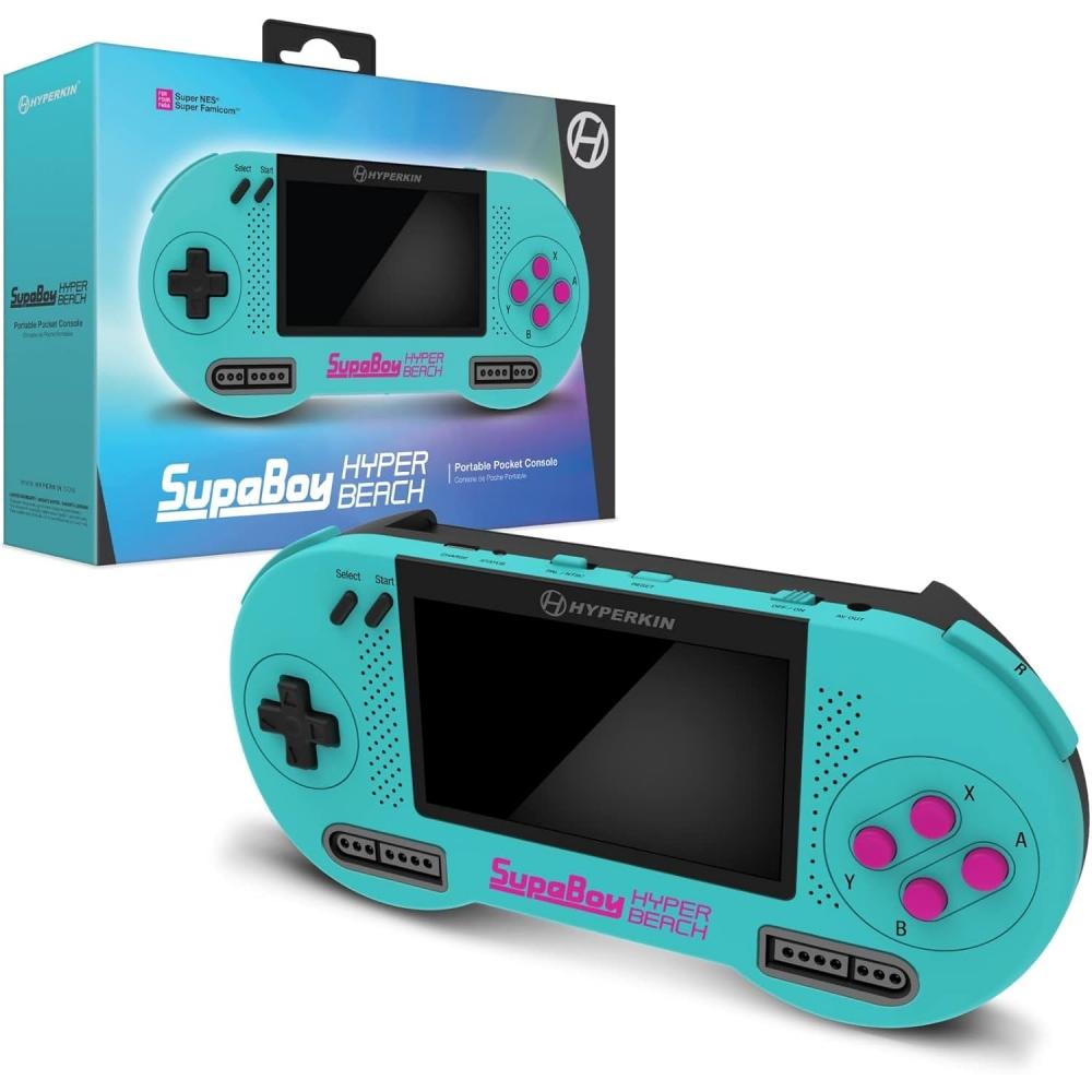 Hyperkin Supaboy Портативное устройство совместимости Hyper Beach Snes Ntsc Pal