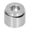 Oxygen Sensor Plug Fitting Weld Notched Bung Nut Stainless Steel Accessory Part M18x1.5
