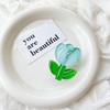 Japanese Small Fresh Wind Mobile Phone Airbag Bracket Tulip Flower Retractable Back Sticker Portable Niche Carry