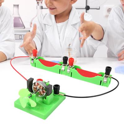 Açık Tip Elektrik Motoru Fan Cihazı Elektromanyetizma Deneyi Devre Aksesuarı Fizik Öğretim Gösterimi İçin