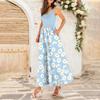 Women's Flowing Dresses Women's Summer Dresses Casual  Long Dresses Cute Floral Long Dresses