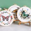 Butterfly Floral Embroidery Kits Embroidery Set with Thread and Needle Embroidery Starter Kits Crosses Stitching Set