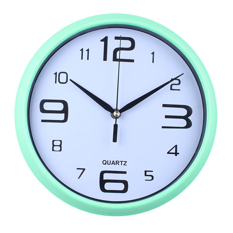 Living Room Household Simple Silent Wall Clock with Accurate Travel Time and Versatile Electronic Clock with Clear Fonts and Punch-free Quartz Clock