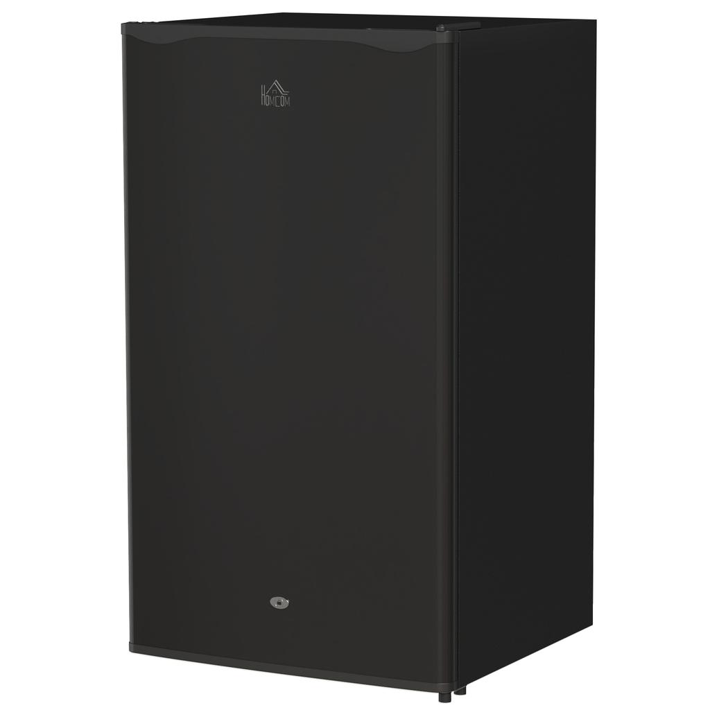 91L Freestanding Under-Counter Fridge with Lock - Black