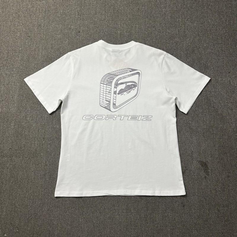 Corteiz Short Sleeve T-Shirt Mens Loose Fit Graphic Print Crew Neck Casual Streetwear Tee