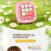 4 in 1 Electronic Tic Tac Toe Game Keychain Portable Interactive Puzzle Toy Suitable for Kids Adults All Ages