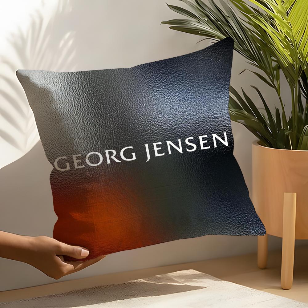 Georg Jensen Pillow Case Linen Cushion Covers For Decorative Sofa Home Pillows Case Car Chair Pillows Cases