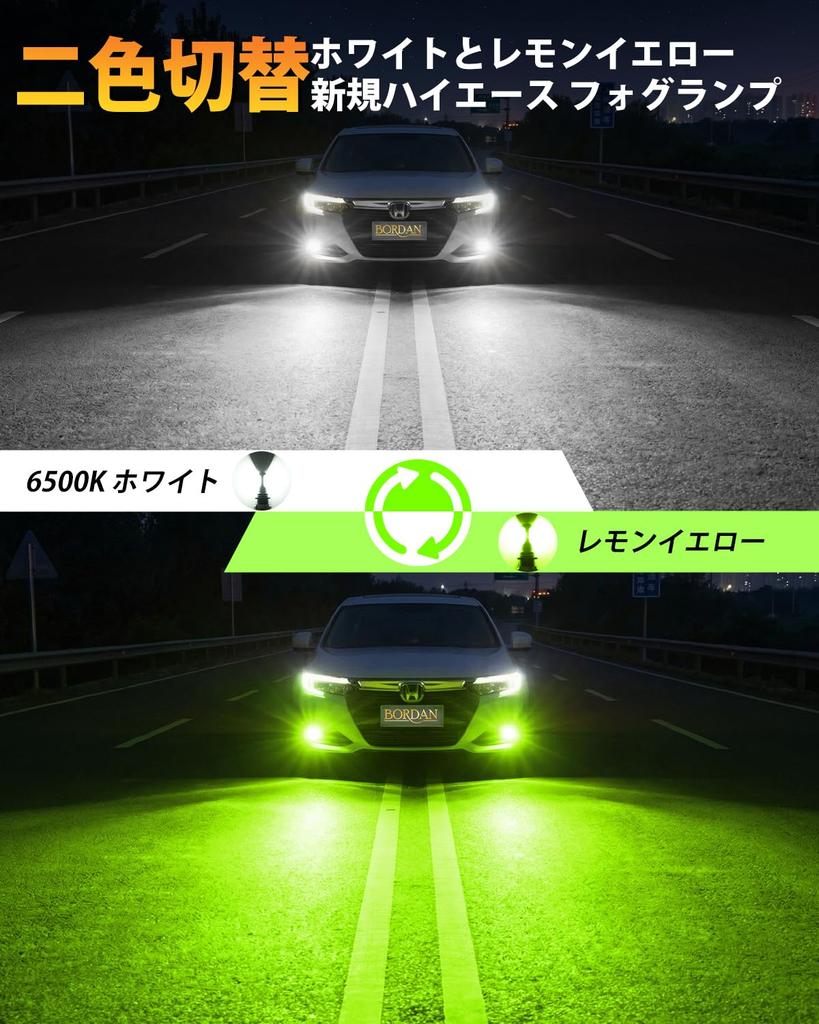 BORDAN PSX26W LED Fog Lamp Hiace Fog Lamp 200 Series
