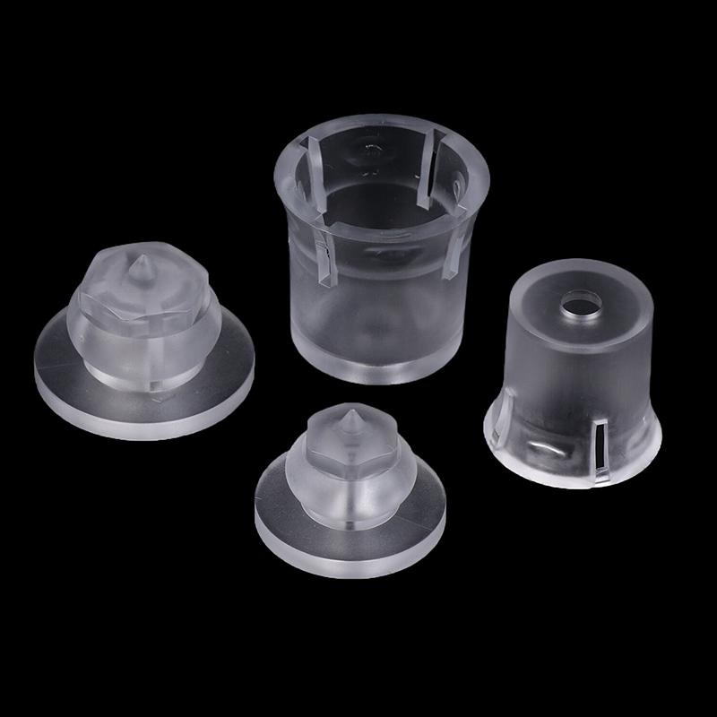 2Pcs PC Translucent Advertising Nail Glass Nail Bracket Invisible Plastic Screw Frosted Screw For Glass Nail Advertising