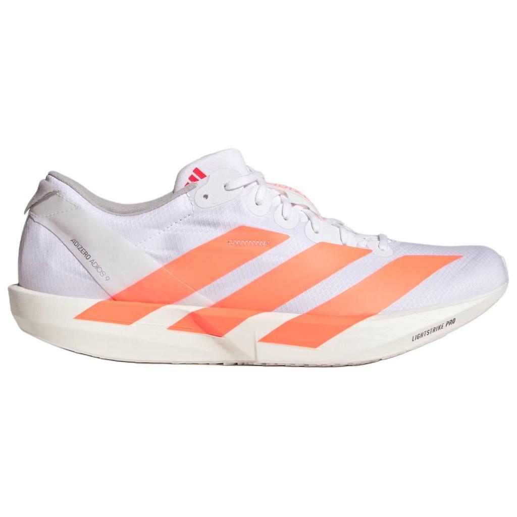 Adidas Adizero Adios 9 Comfortable Fitting Running Shoes Men Shoes Cloud-White JQ0777