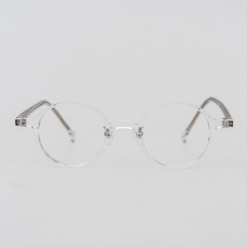 SBKA Key clear horn-rimmed glasses