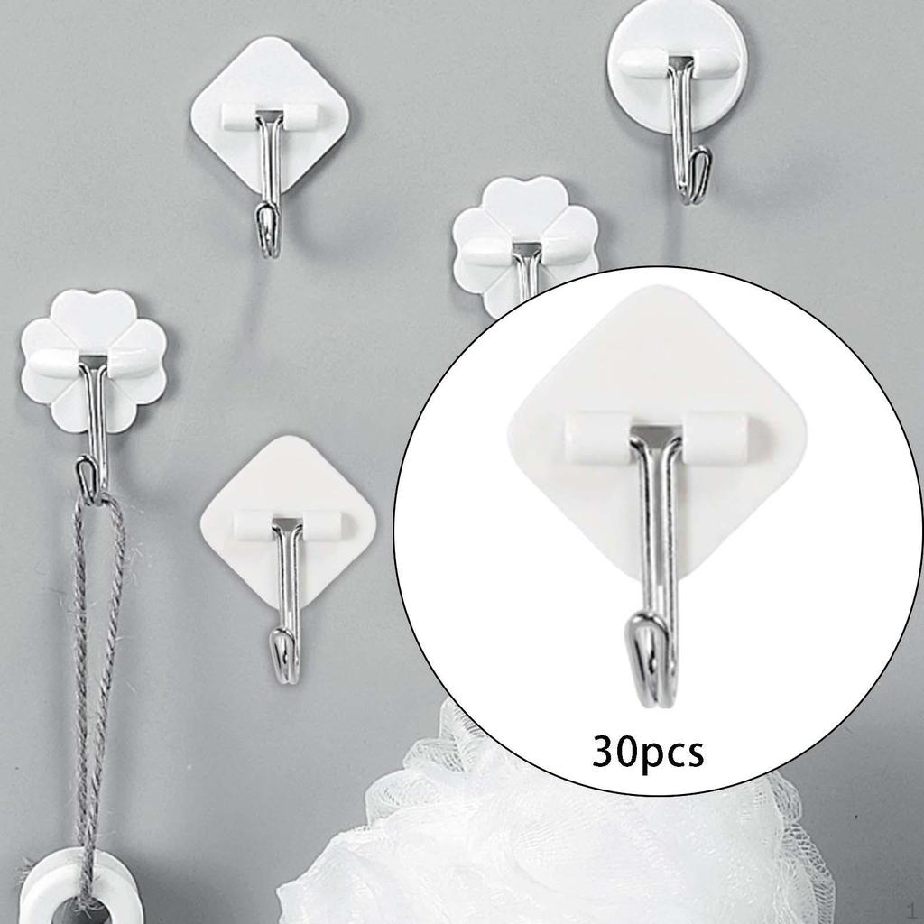 Decorative Wall Hooks Single Prong Coat for Closet Bedroom Office Kitchen