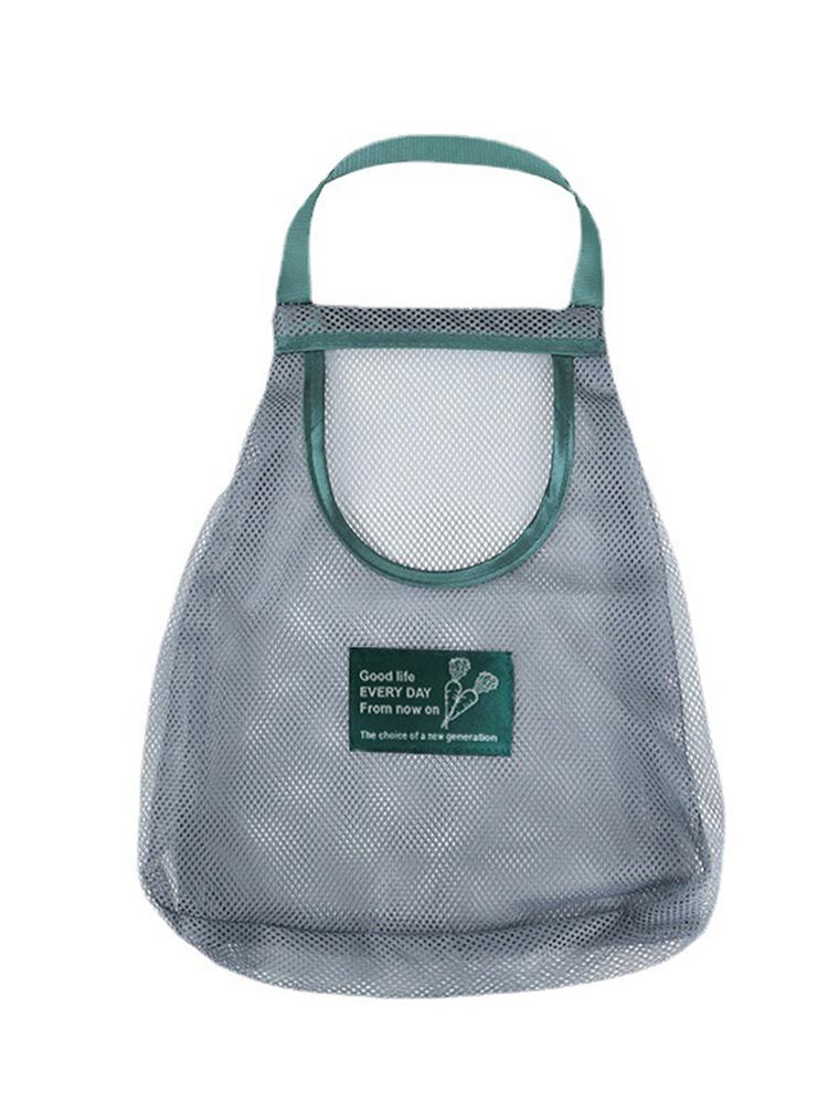 Lazy Corner Fruit and Vegetable Hanging Bag Kitchen Wall Hanging Garlic Net Bag Onion and Ginger Storage Bag with Fruit and Vege
