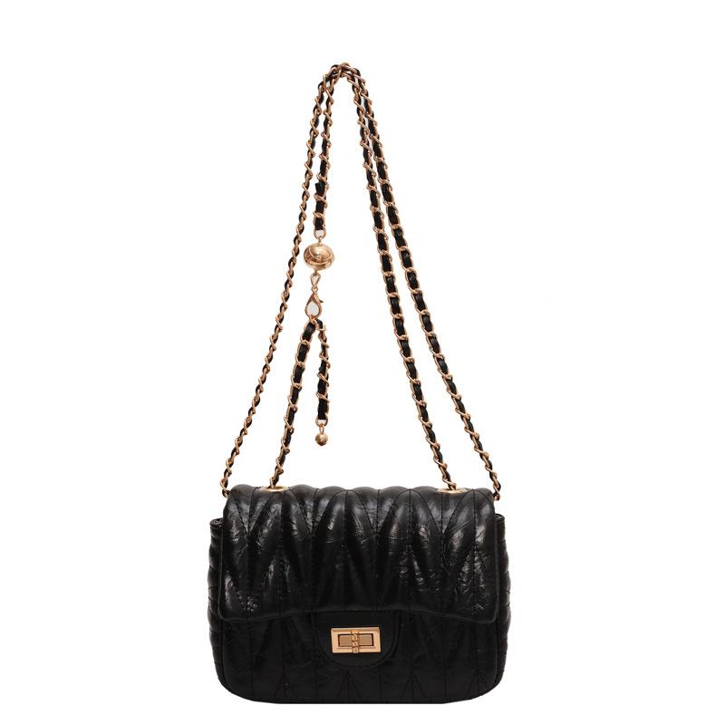 Fashion Sense Rhombus Chain Bag Niche Design Small Bag Women's New Women's Simple Trendy Fashion Messenger Bag