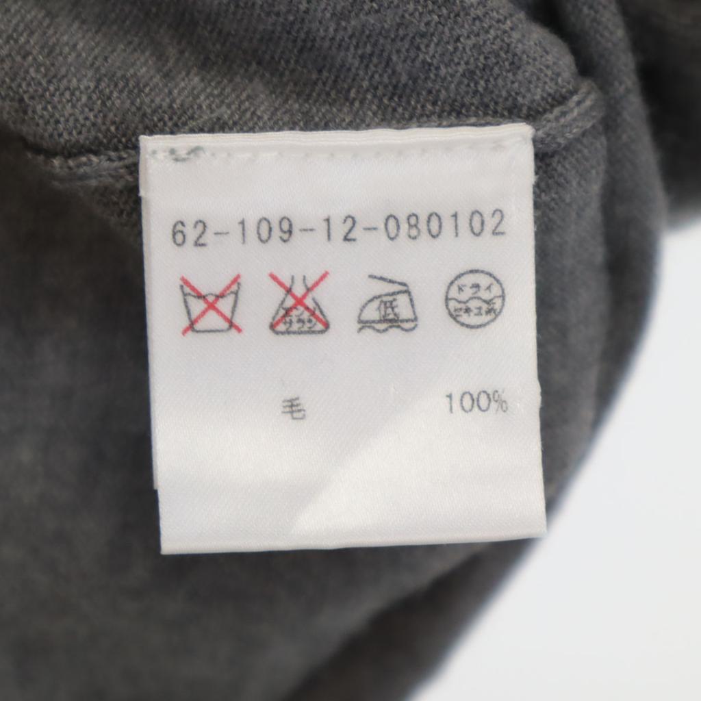 ESTNATION Short Sleeve V Neck Knit 38 Gray Women Used