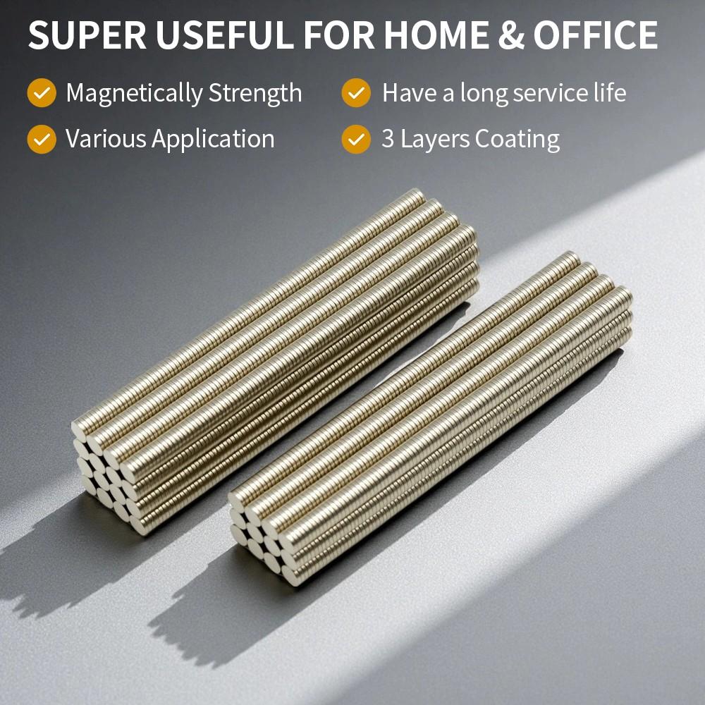 4X1MM imans Round Refrigerator magnets for Office Whiteboard Suitable Tools Home Workplace, Etc 4*1