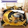 3pcs Happy Puppy pattern bedding set duvet cover set includes duvet cover &pillowcases, perfect all season bedroom decoration & gift